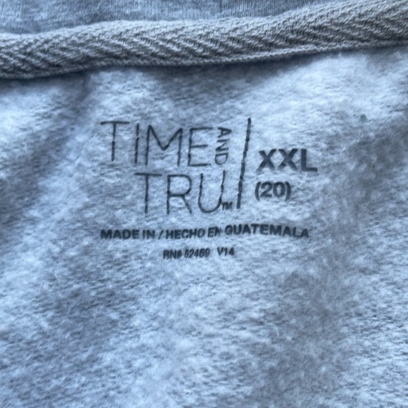 Time and tru grey sweater xxl - Picture 2 of 3